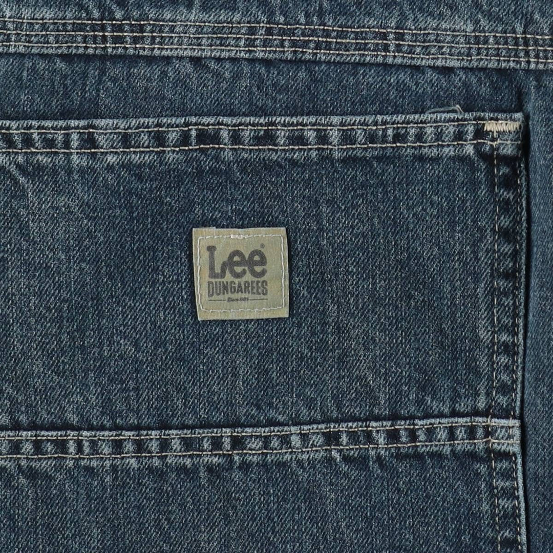 Lee denim painter shorts, men's size W37 (approx.) cotton blue type Vintage Second Hand