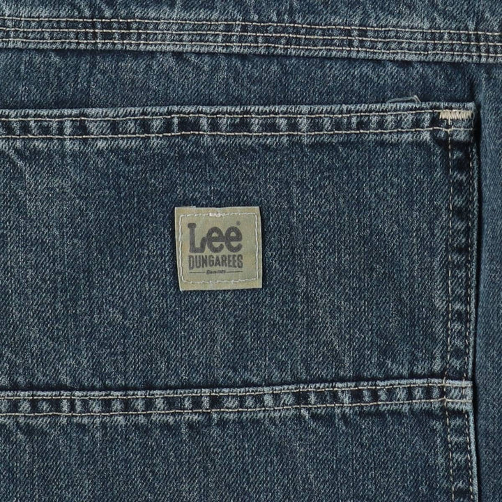 Lee denim painter shorts, men's size W37 (approx.) cotton blue type Vintage Second Hand