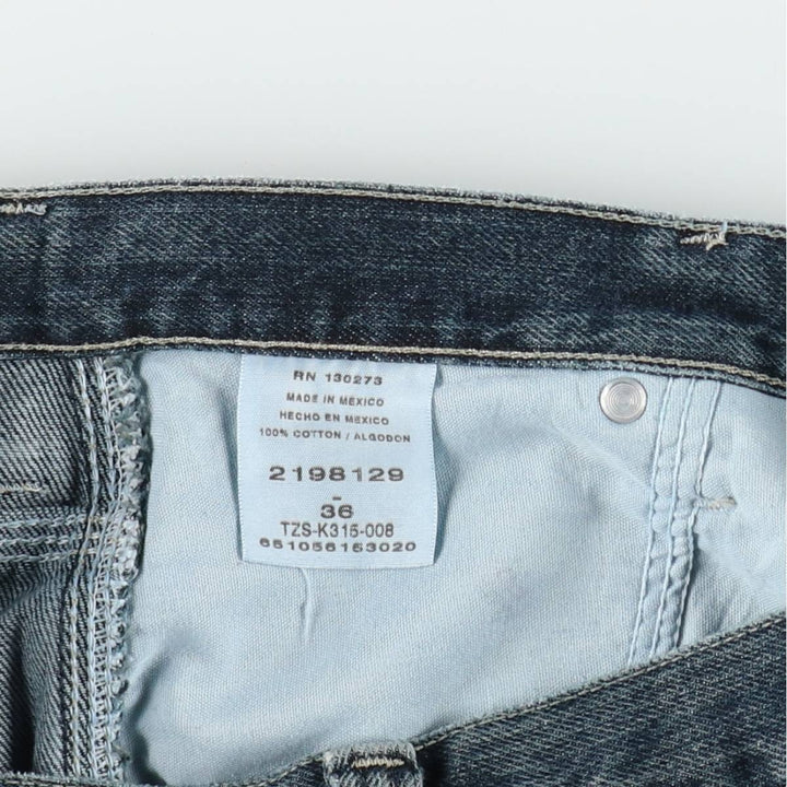 Lee denim painter shorts, men's size W37 (approx.) cotton blue type Vintage Second Hand