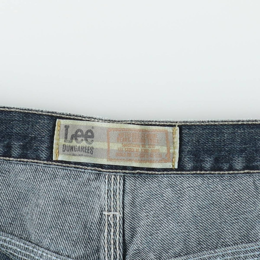 Lee denim painter shorts, men's size W37 (approx.) cotton blue type Vintage Second Hand