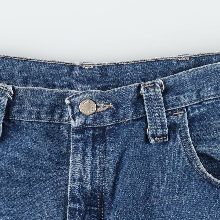 Wrangler denim painter shorts, men's size W37 (approx.) cotton blue type Vintage Second Hand
