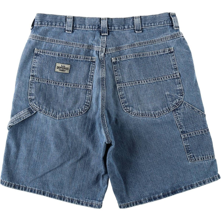 Lee denim painter shorts, men's size W36 (approx.) cotton blue type Vintage Second Hand