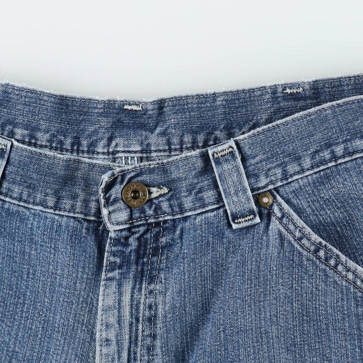 Lee denim painter shorts, men's size W36 (approx.) cotton blue type Vintage Second Hand