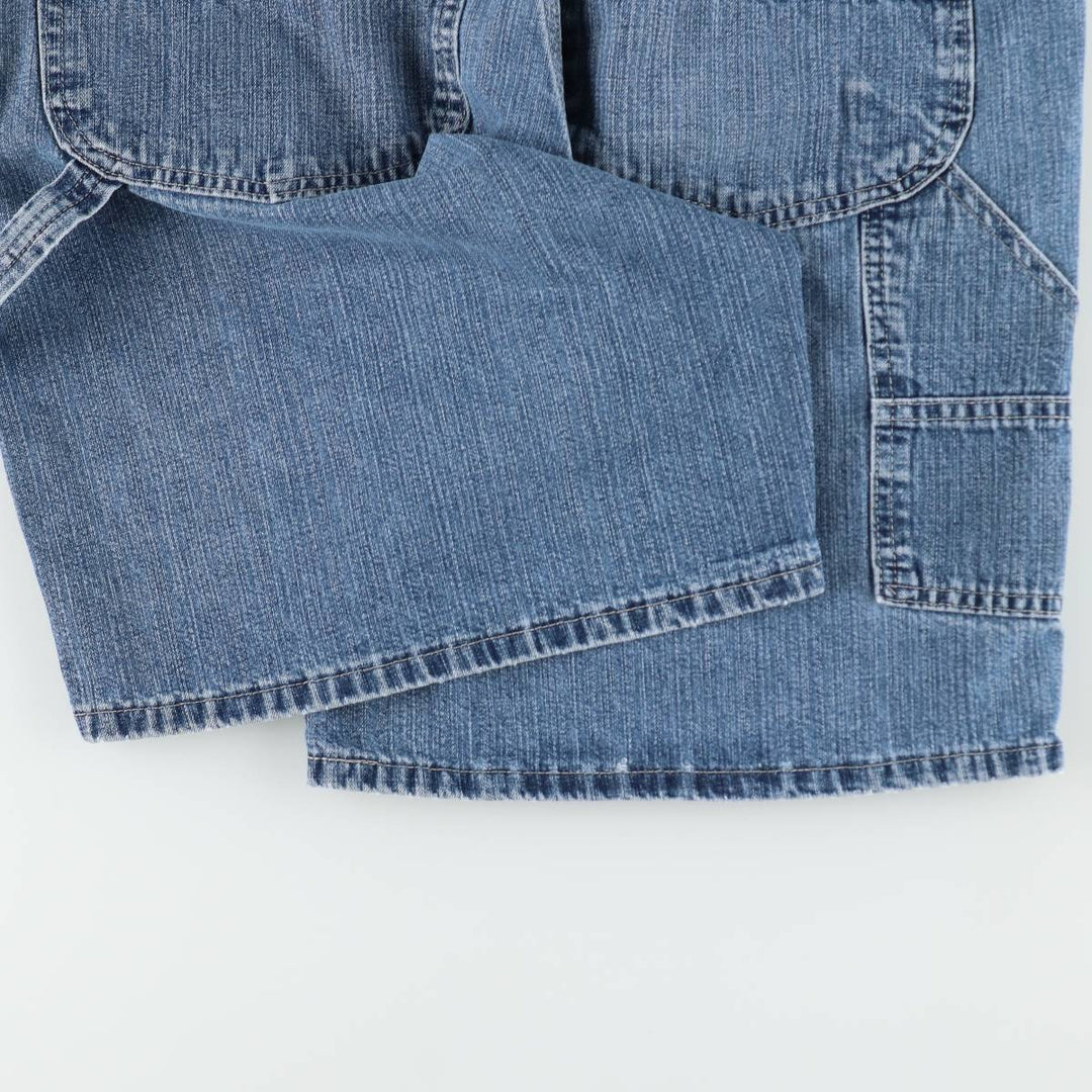 Lee denim painter shorts, men's size W36 (approx.) cotton blue type Vintage Second Hand