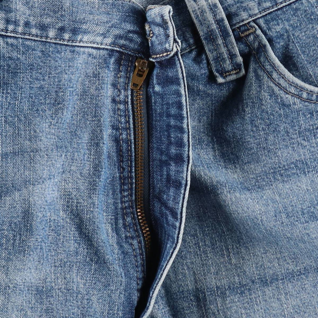 Wrangler denim painter shorts, men's size W36 (approx.) cotton blue type Vintage Second Hand