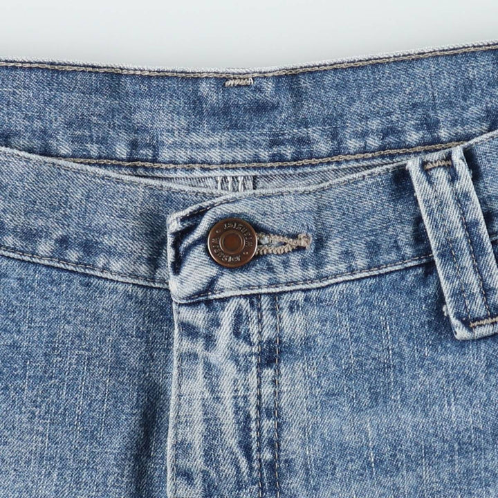 Wrangler denim painter shorts, men's size W36 (approx.) cotton blue type Vintage Second Hand