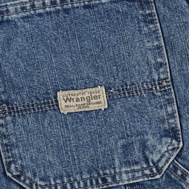 Wrangler denim painter shorts, men's size W36 (approx.) cotton blue type Vintage Second Hand