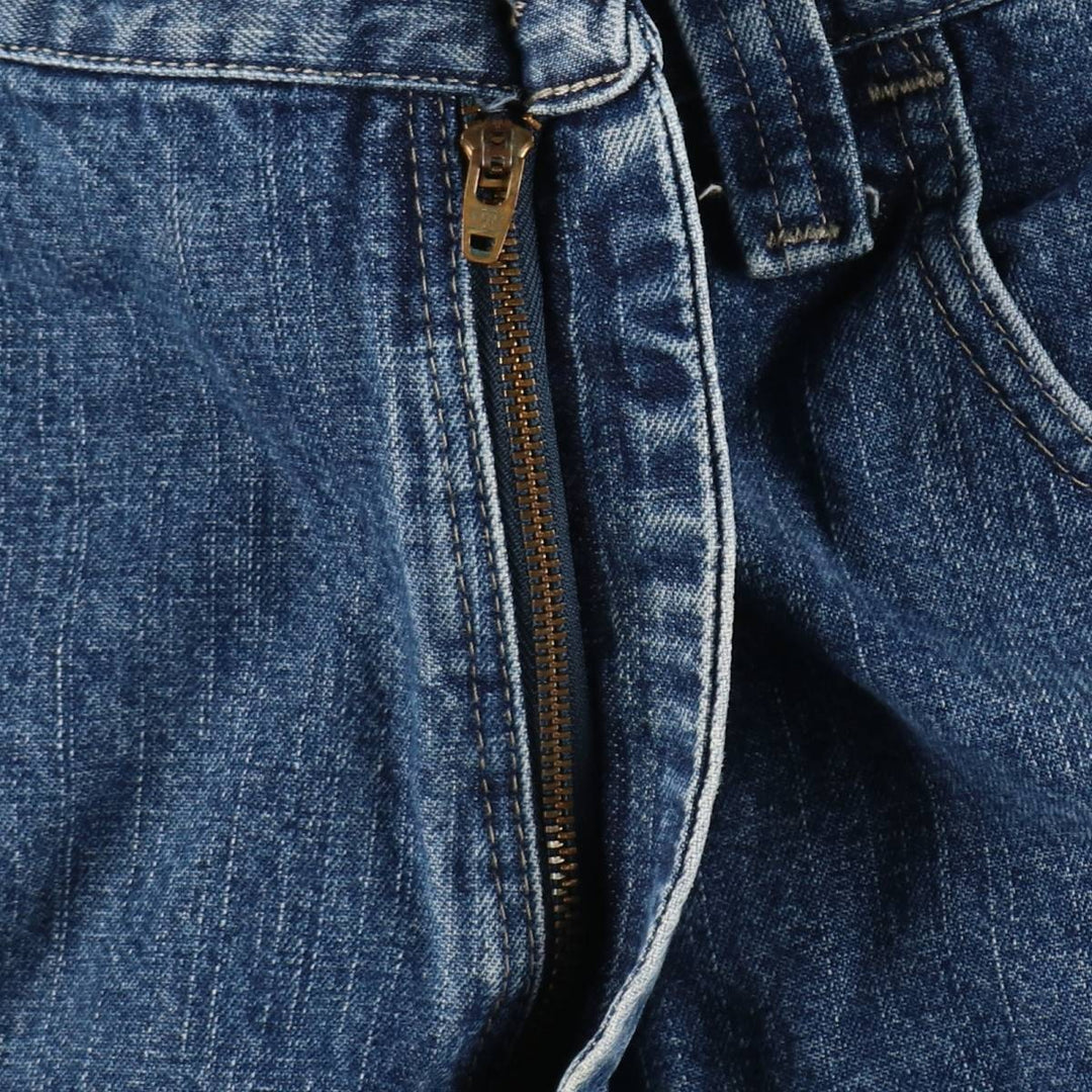 Wrangler denim painter shorts, men's size W36 (approx.) cotton blue type Vintage Second Hand