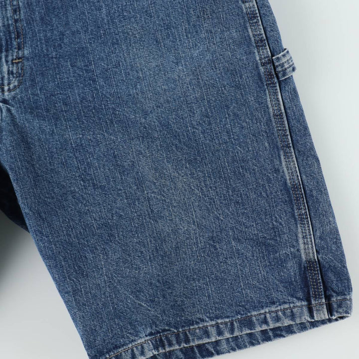 Wrangler denim painter shorts, men's size W36 (approx.) cotton blue type Vintage Second Hand