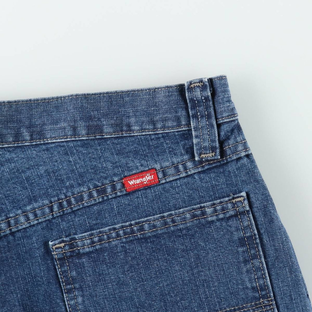 Wrangler denim painter shorts, men's size W33 (approx.) cotton blue type Vintage Second Hand