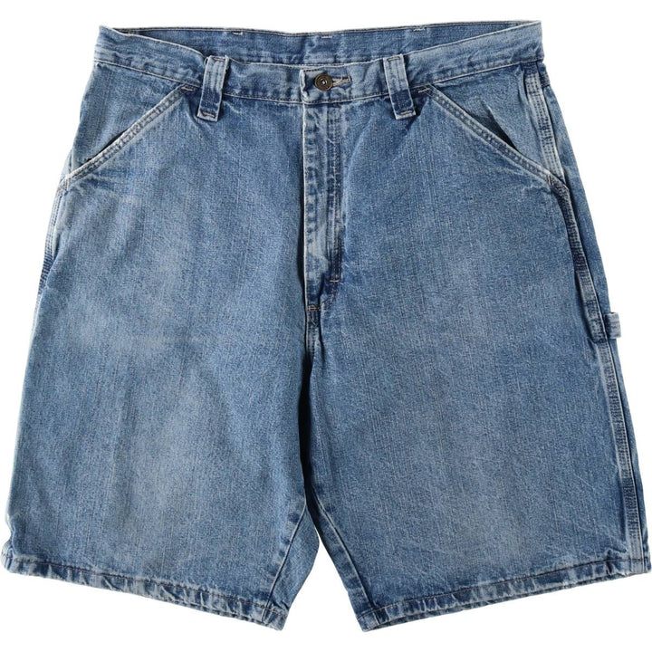 2000'S Wrangler CARPENTER Denim Painter Shorts, Men's W35 (approx.) cotton blue type Vintage Second Hand