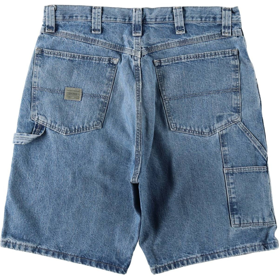 2000'S Wrangler CARPENTER Denim Painter Shorts, Men's W35 (approx.) cotton blue type Vintage Second Hand