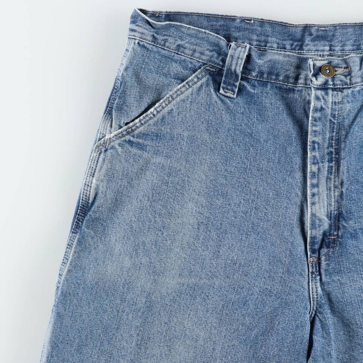 2000'S Wrangler CARPENTER Denim Painter Shorts, Men's W35 (approx.) cotton blue type Vintage Second Hand