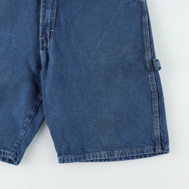 Dickies denim painter shorts, short pants, men's size w33 unclear blue type Vintage Second Hand