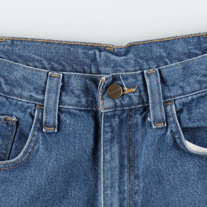 Carhartt denim shorts, men's size W35 (approx.) cotton blue type Vintage Second Hand