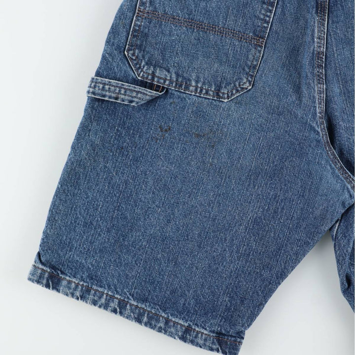 2000'S Wrangler CARPENTER denim painter shorts, men's size W34 (approx.) cotton blue type Vintage Second Hand