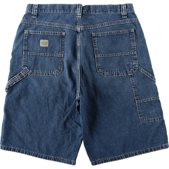 Lee DUNGAREES Denim Painter Shorts, Men's W35 (approx.) cotton blue type Vintage Second Hand