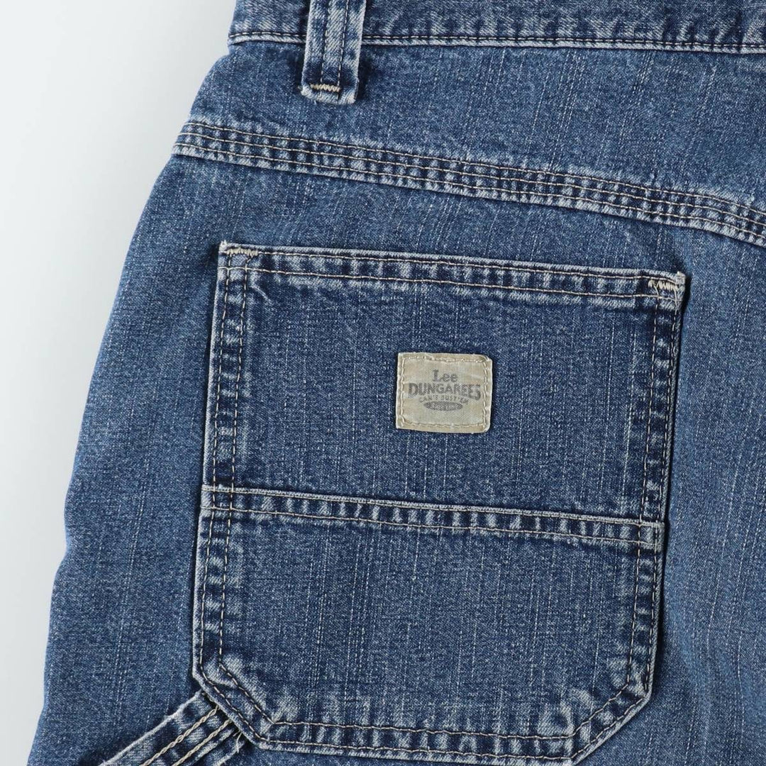 Lee DUNGAREES Denim Painter Shorts, Men's W35 (approx.) cotton blue type Vintage Second Hand