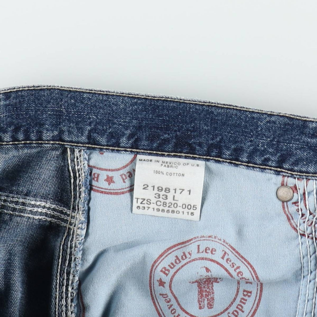 Lee DUNGAREES Denim Painter Shorts, Men's W35 (approx.) cotton blue type Vintage Second Hand