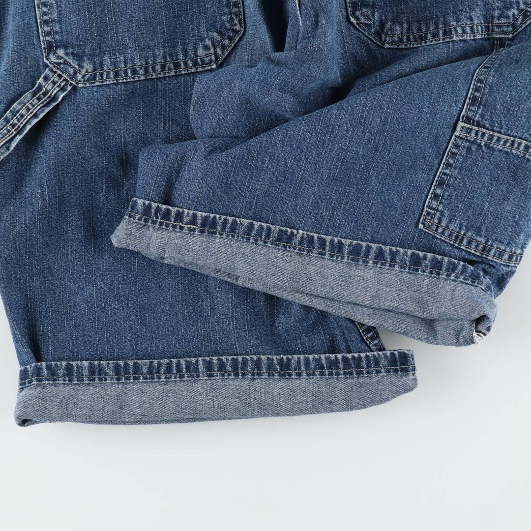 Lee DUNGAREES Denim Painter Shorts, Men's W35 (approx.) cotton blue type Vintage Second Hand