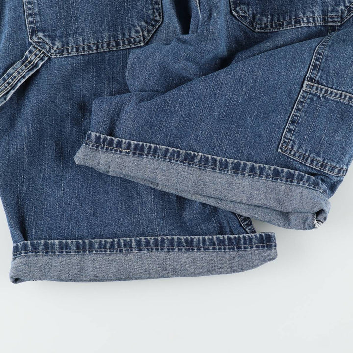 Lee DUNGAREES Denim Painter Shorts, Men's W35 (approx.) cotton blue type Vintage Second Hand