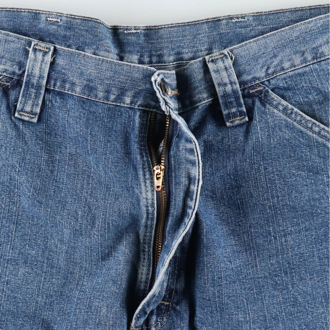 Wrangler denim painter shorts, men's size W36 (approx.) unclear blue type Vintage Second Hand