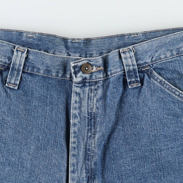 Wrangler denim painter shorts, men's size W36 (approx.) unclear blue type Vintage Second Hand