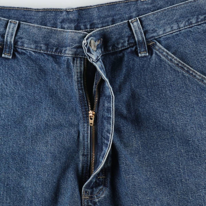 Wrangler denim painter shorts, men's size W36 (approx.) cotton blue type Vintage Second Hand