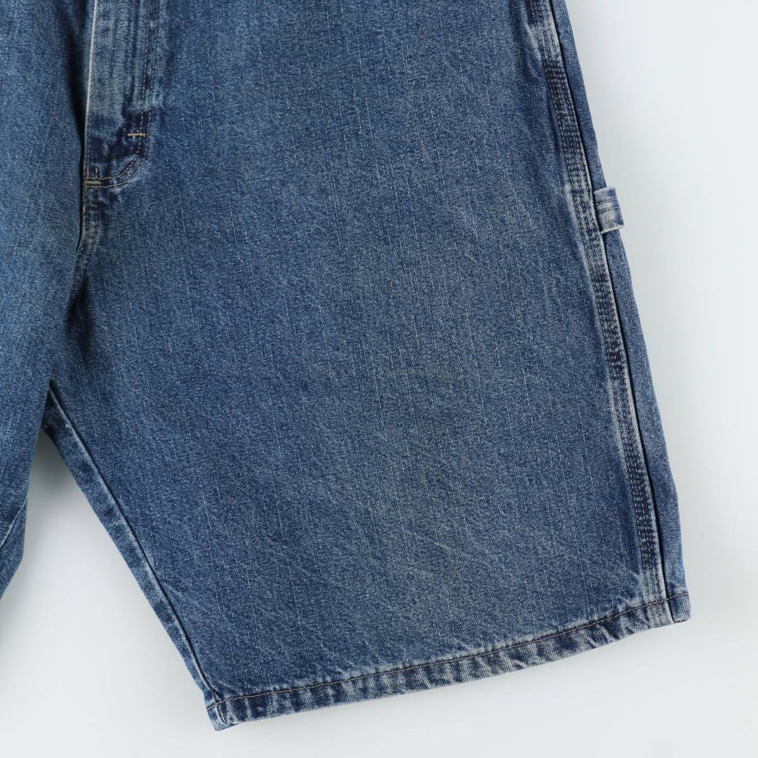 Wrangler denim painter shorts, men's size W36 (approx.) cotton blue type Vintage Second Hand
