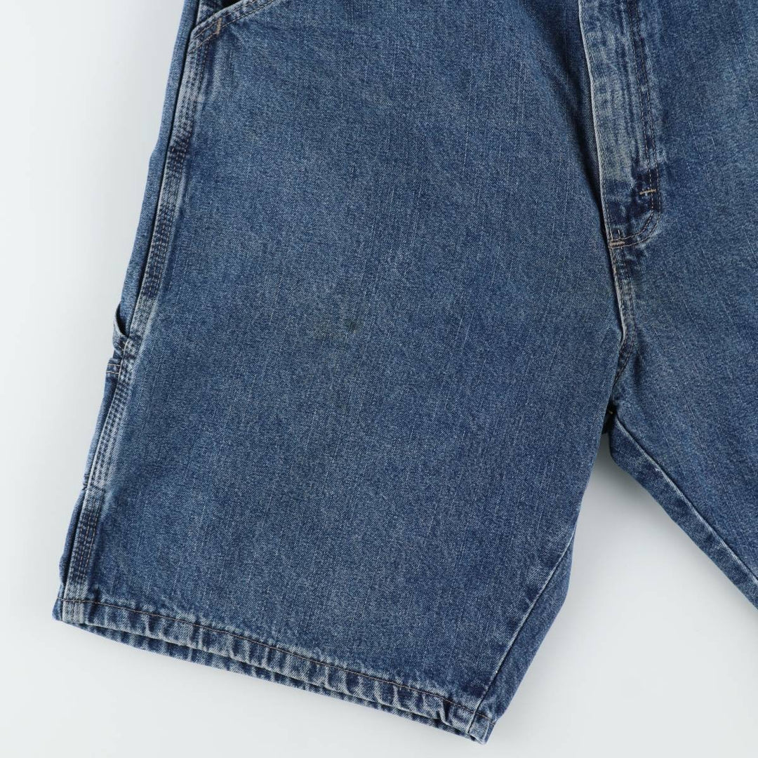 Wrangler denim painter shorts, men's size W36 (approx.) cotton blue type Vintage Second Hand