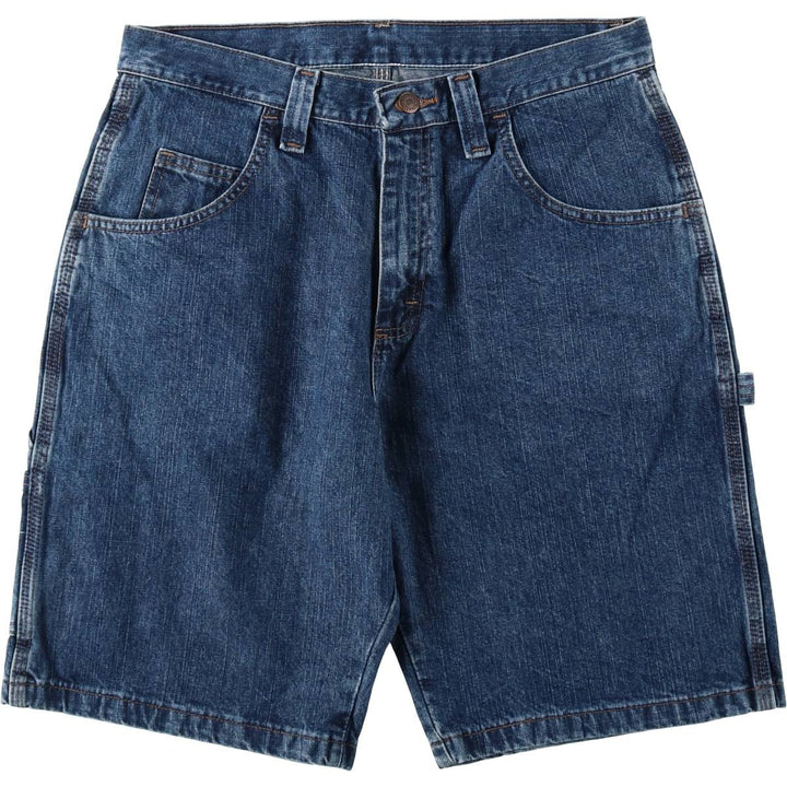 Wrangler CARPENTER Denim Painter Shorts, Shorts, Men's, W33 equivalent cotton blue type Vintage Second Hand
