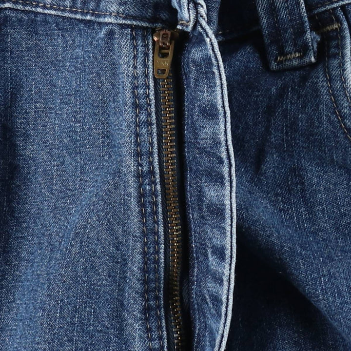 Wrangler denim painter shorts, men's size W37 (approx.) cotton blue type Vintage Second Hand