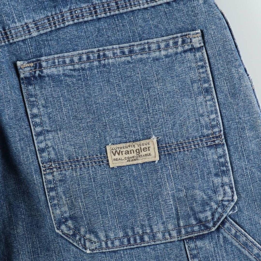 Wrangler Carpenter Denim Painter Shorts (Men's W35 equivalent) cotton blue type Vintage Second Hand