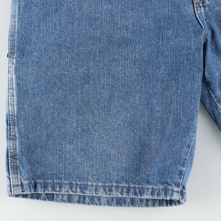 Wrangler denim painter shorts, men's size W35 (approx.) cotton blue type Vintage Second Hand