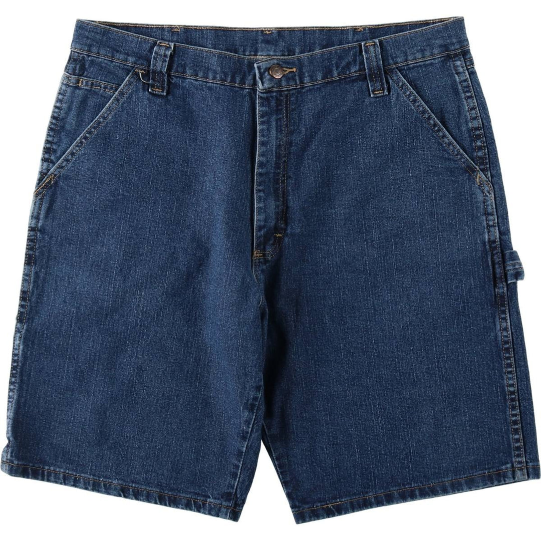 Wrangler Denim Painter Shorts, Shorts, Men's, W36 equivalent cotton blue type Vintage Second Hand