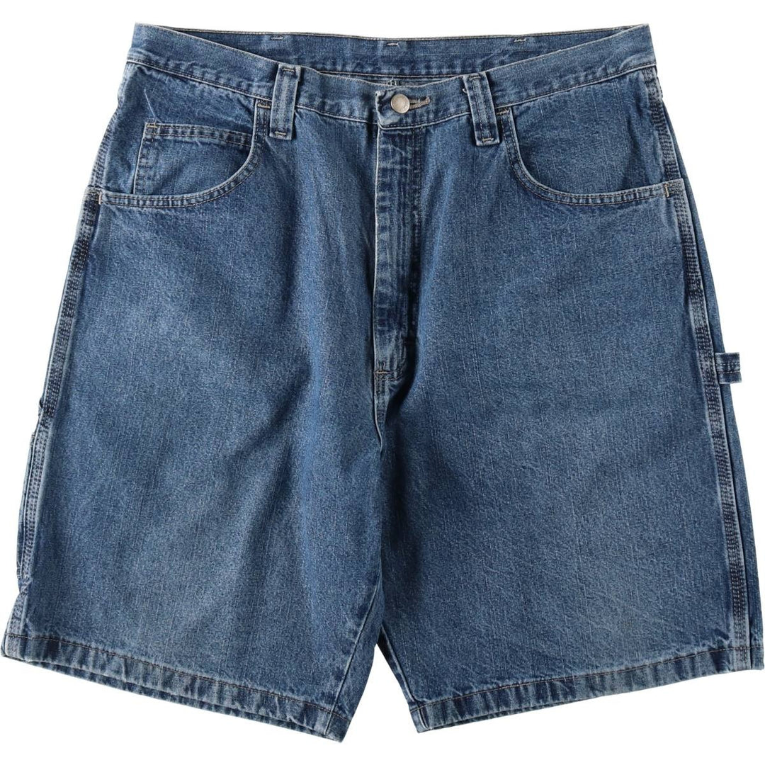 2000'S Wrangler denim painter shorts, men's size W36 (approx.) cotton blue type Vintage Second Hand