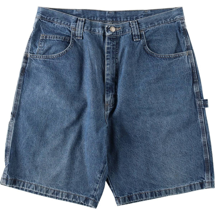 2000'S Wrangler denim painter shorts, men's size W36 (approx.) cotton blue type Vintage Second Hand