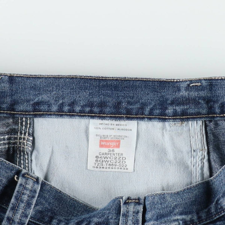 2000'S Wrangler denim painter shorts, men's size W36 (approx.) cotton blue type Vintage Second Hand