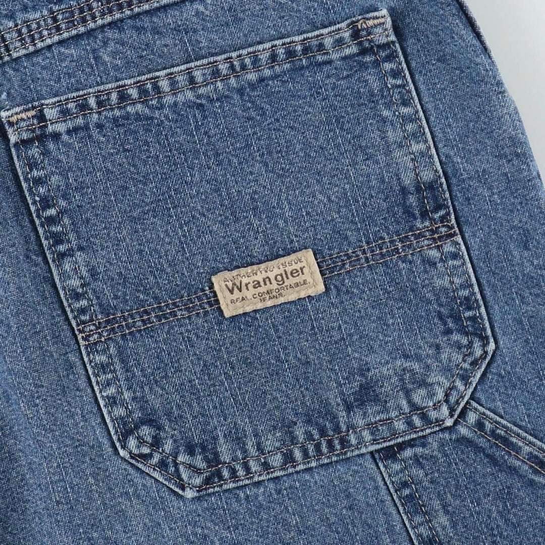2000'S Wrangler denim painter shorts, men's size W36 (approx.) cotton blue type Vintage Second Hand