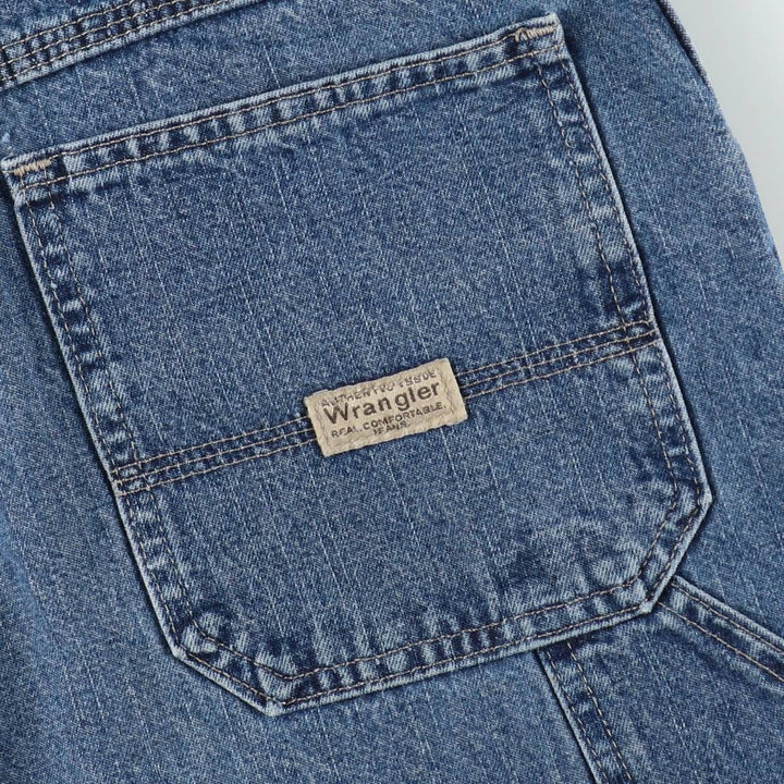 2000'S Wrangler denim painter shorts, men's size W36 (approx.) cotton blue type Vintage Second Hand
