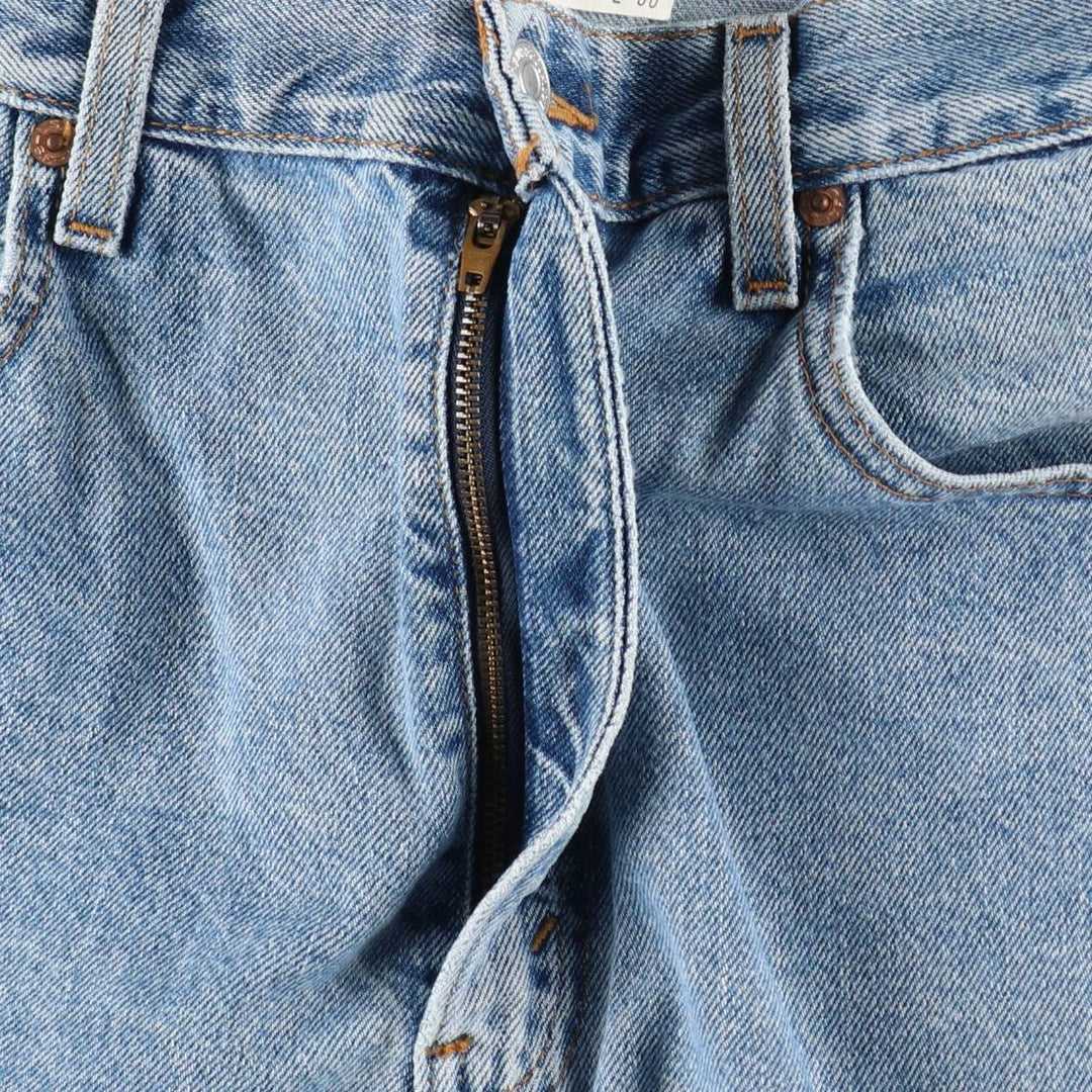 00'S Levi's 550 Relaxed Fit Denim Shorts for Men, Size W36 cotton blue type Vintage Second Hand