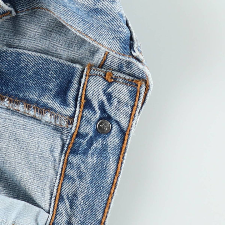 00'S Levi's 550 Relaxed Fit Denim Shorts for Men, Size W36 cotton blue type Vintage Second Hand