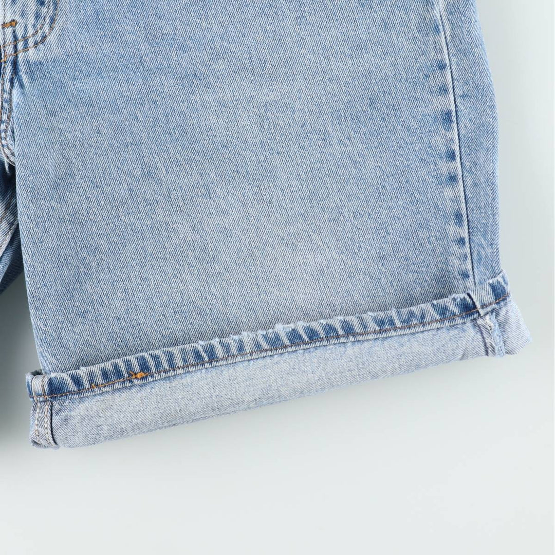 00'S Levi's 550 Relaxed Fit Denim Shorts for Men, Size W36 cotton blue type Vintage Second Hand