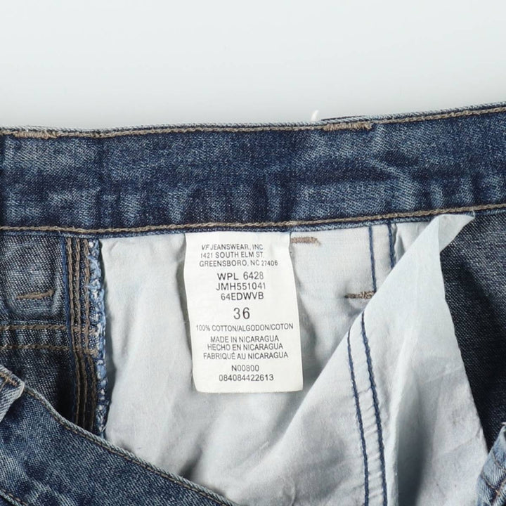 Wrangler Denim Painter Shorts, Shorts, Men's, W36 equivalent cotton blue type Vintage Second Hand