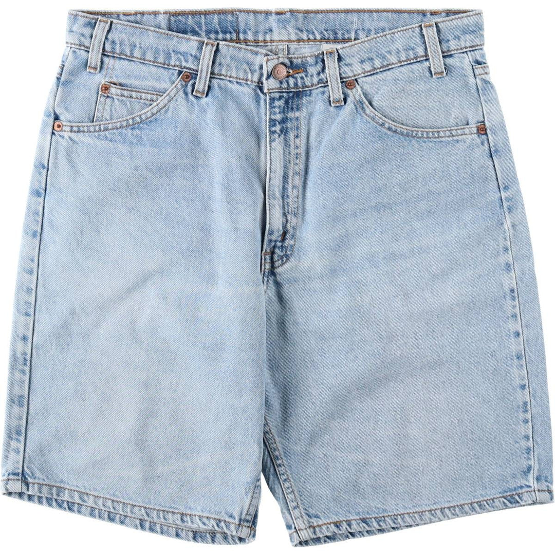 Levi's 550 Relaxed Fit Denim Shorts, Men's Size W34 (approx.), Orange Tab unclear Blue type light blue Vintage Second Hand