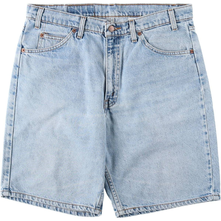 Levi's 550 Relaxed Fit Denim Shorts, Men's Size W34 (approx.), Orange Tab unclear Blue type light blue Vintage Second Hand