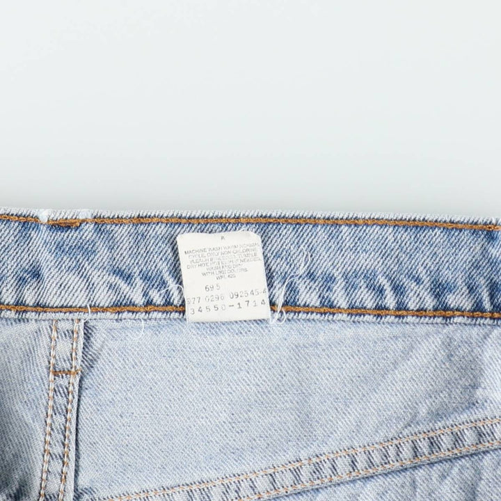 Levi's 550 Relaxed Fit Denim Shorts, Men's Size W34 (approx.), Orange Tab unclear Blue type light blue Vintage Second Hand