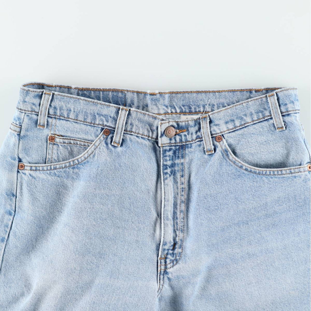 Levi's 550 Relaxed Fit Denim Shorts, Men's Size W34 (approx.), Orange Tab unclear Blue type light blue Vintage Second Hand