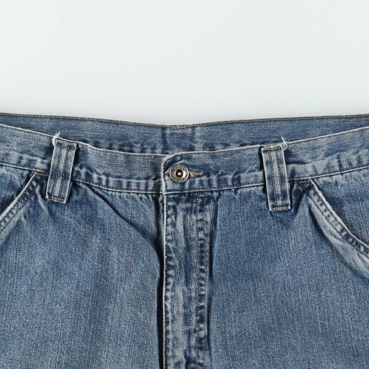 Wrangler denim cargo shorts, men's size W34 (approx.) cotton blue type Vintage Second Hand