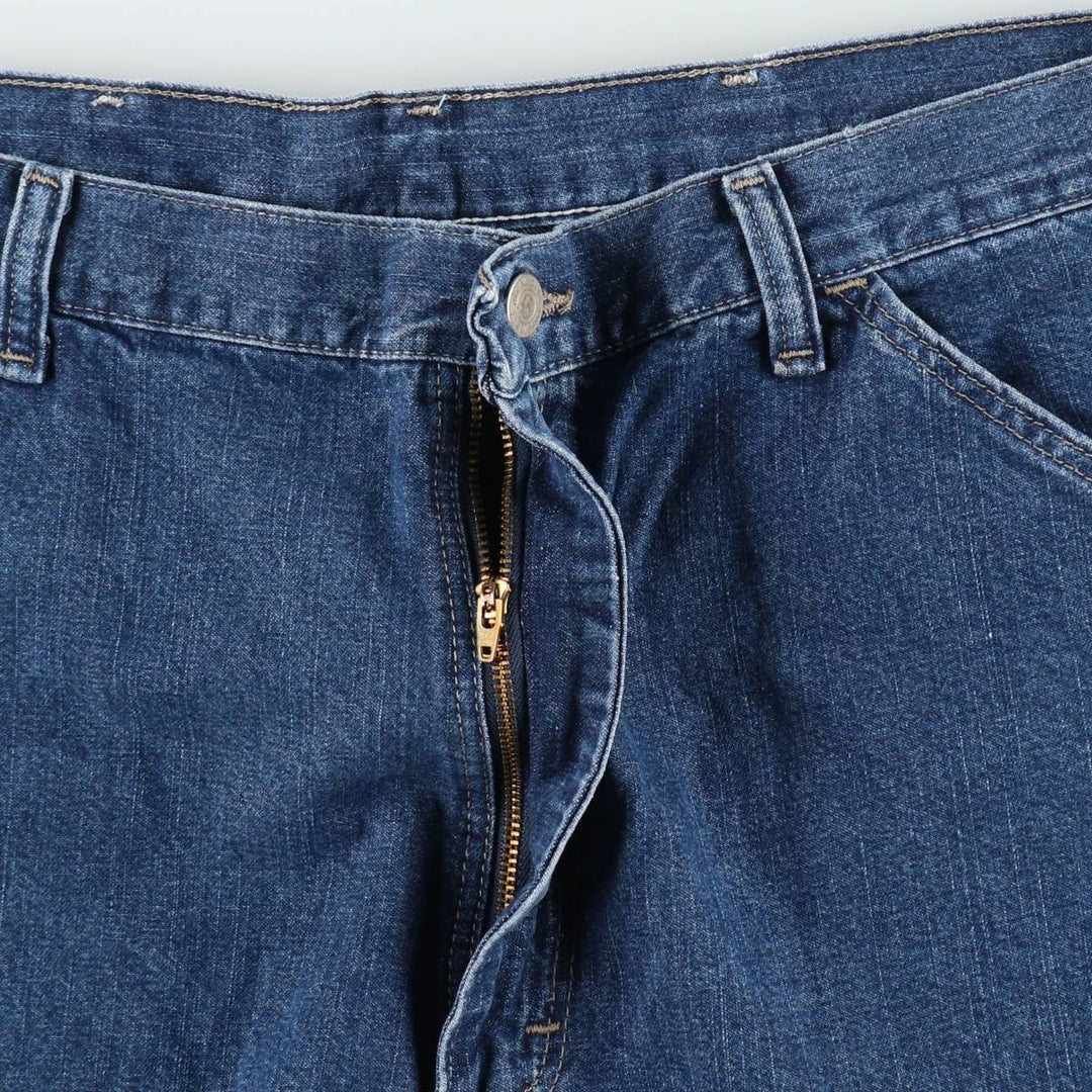 Wrangler denim painter shorts, men's size W36 (approx.) cotton blue type Vintage Second Hand